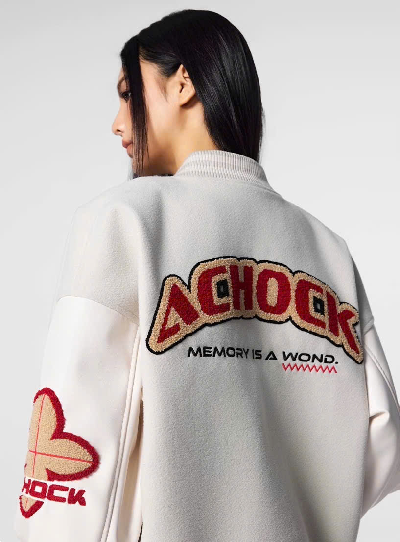 Bomber Achock Logo AC Beige Bomber Achock Logo AC Beige