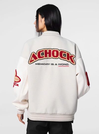 Bomber Achock Logo AC Beige Bomber Achock Logo AC Beige