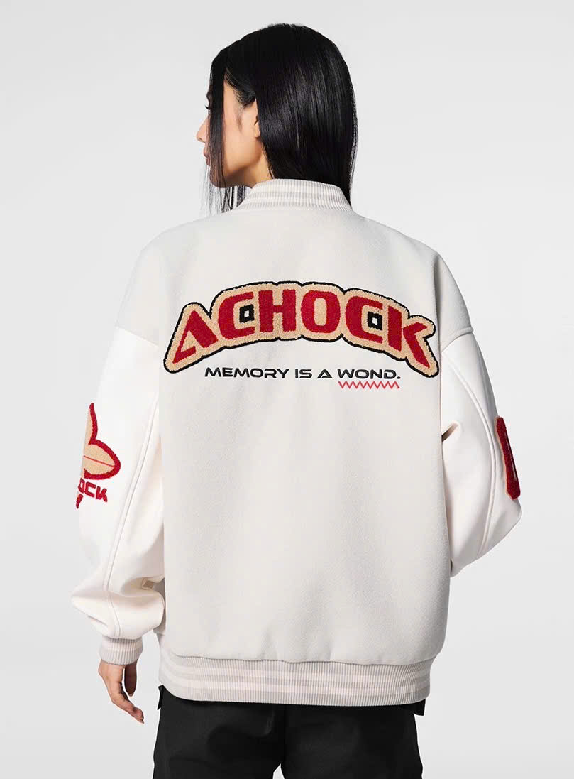 Bomber Achock Logo AC Beige Bomber Achock Logo AC Beige