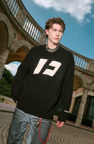 Sweater Fornines Black Knit