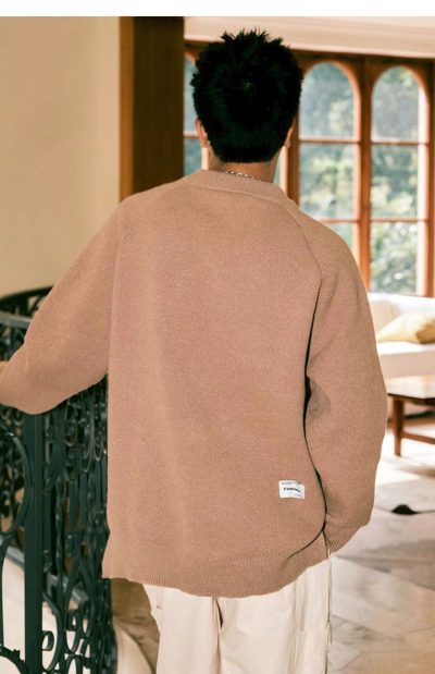 Sweater Fornines Brown Knit Two Zip