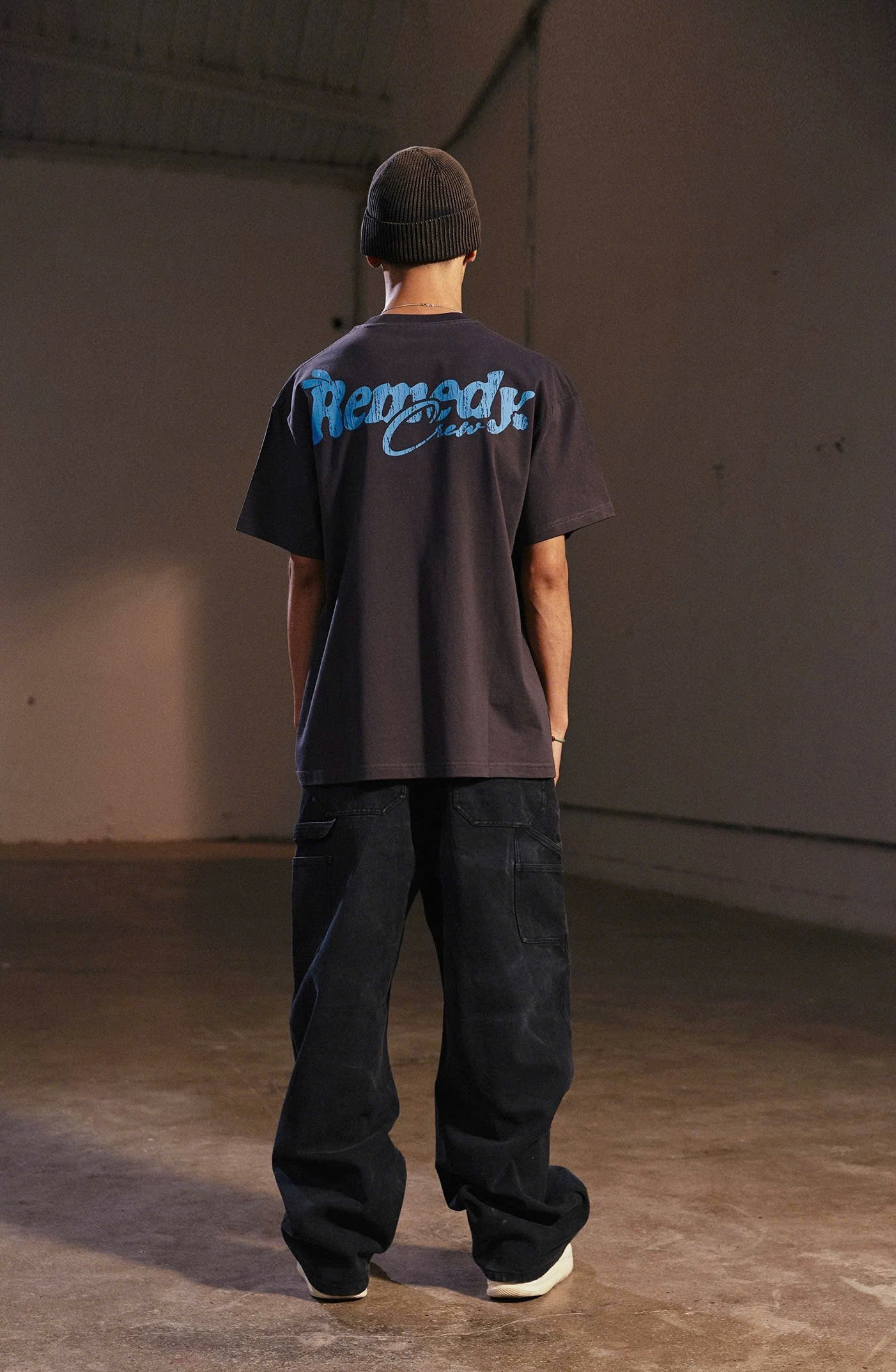 Tee Remedy Grey Logo Blue Tee Remedy Grey Logo Blue