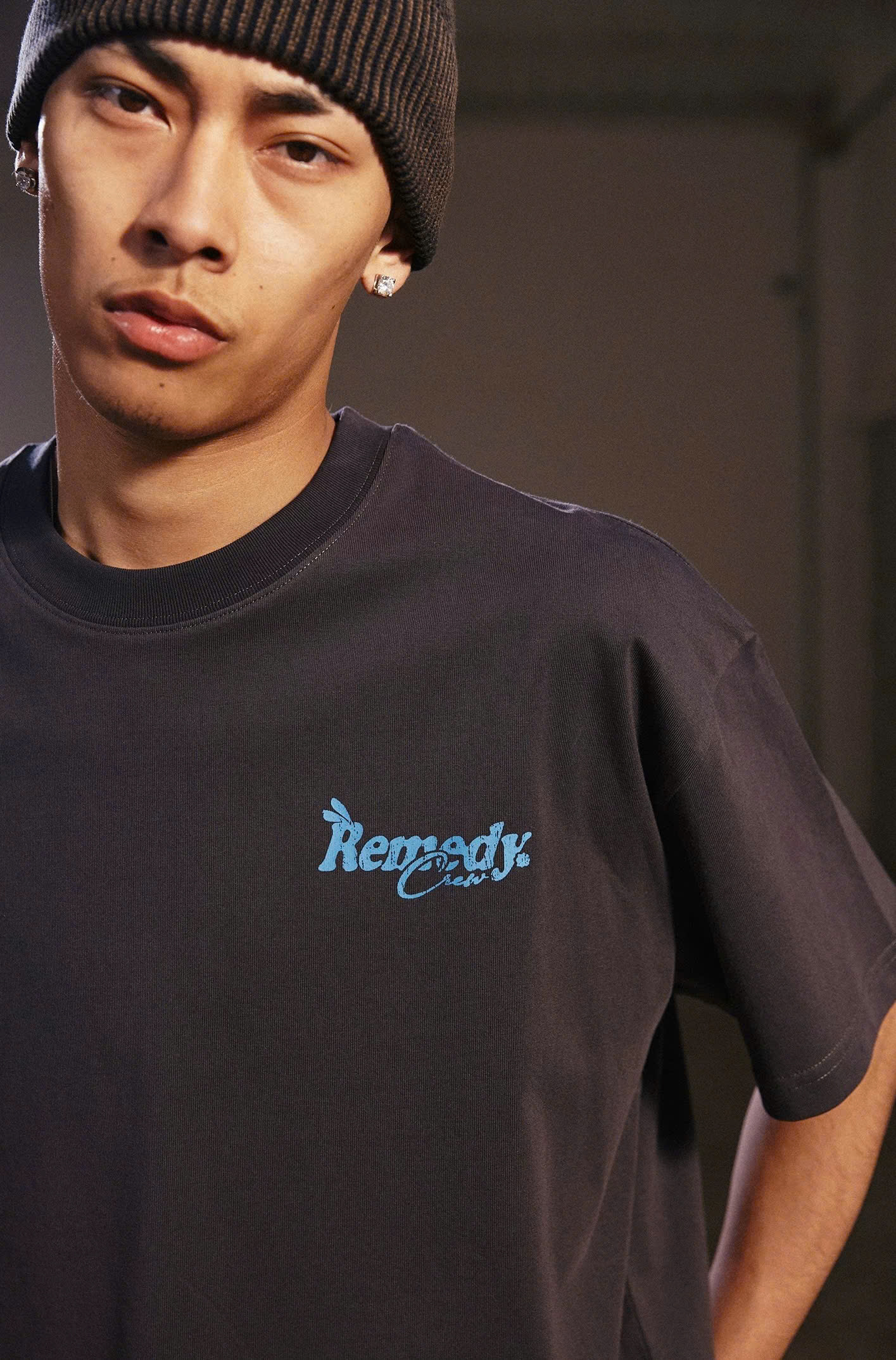 Tee Remedy Grey Logo Blue Tee Remedy Grey Logo Blue