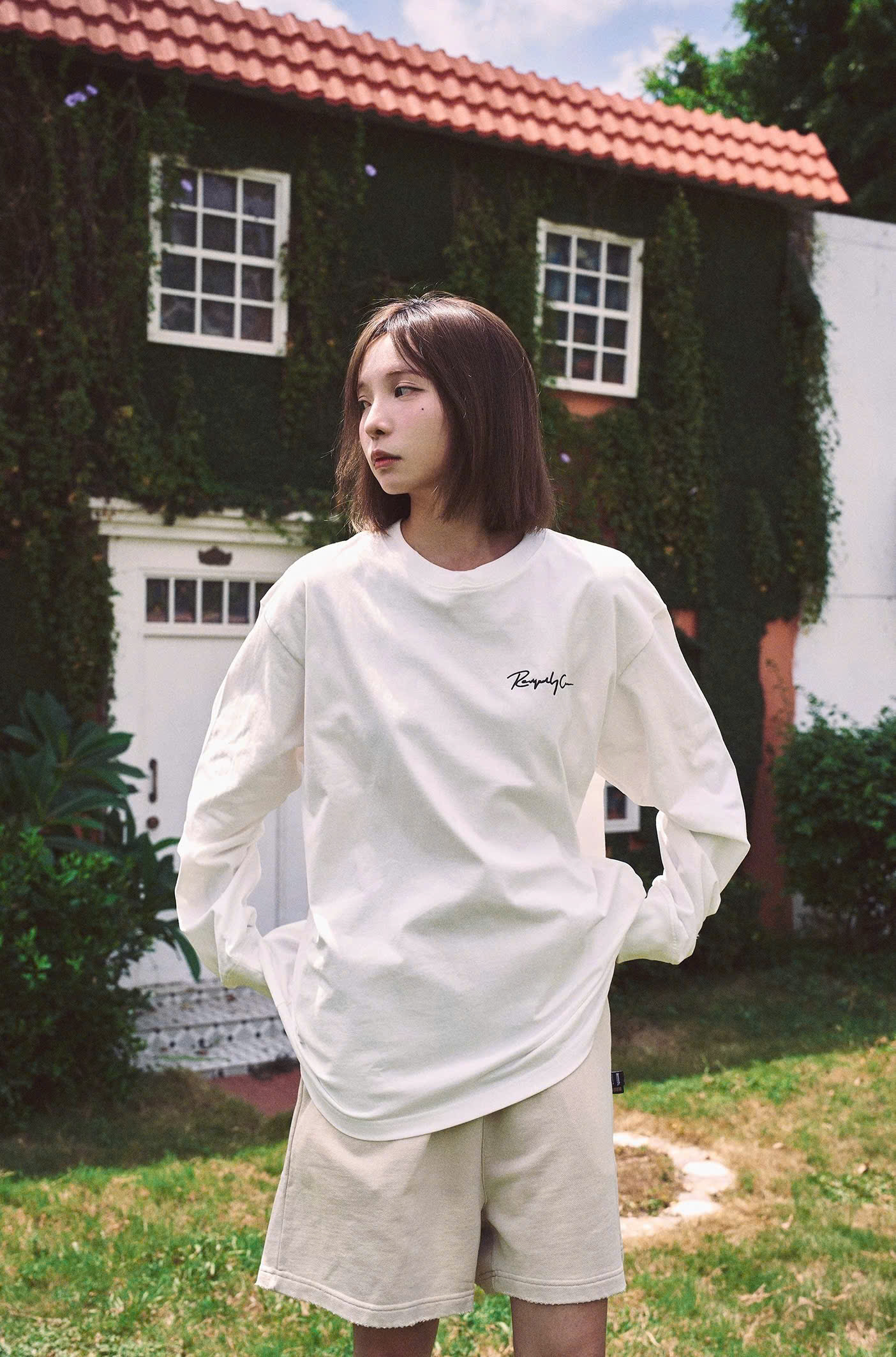 Tee Remedy Long Sleeve – White Tee Remedy Long Sleeve – White