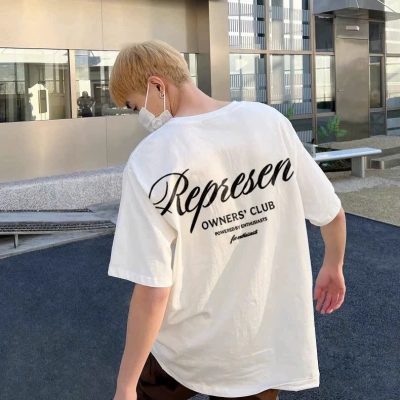 Represent Classic Script White Tee Represent Classic Script White Tee