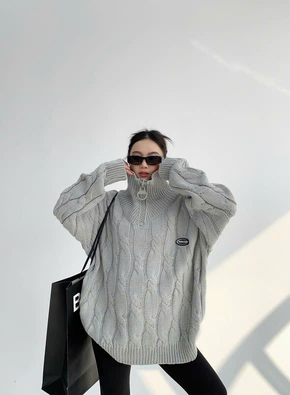Sweater Mao Knit Grey Sweater Mao Knit Grey
