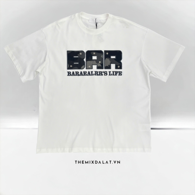 Tee Ace Logo BAR Block Letter White