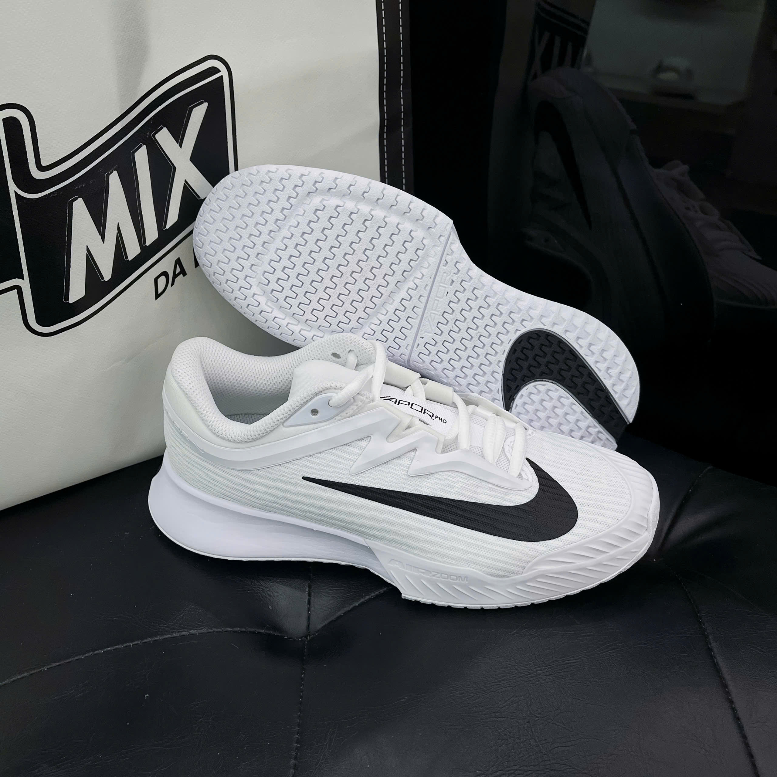 Giày Pickleball Nike Court Air Vapor Pro 3 'White Black' Giày Pickleball Nike Court Air Vapor Pro 3 'White Black'