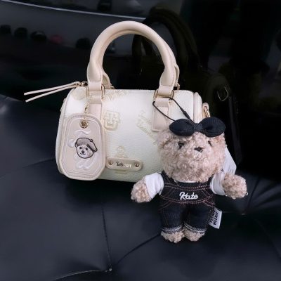 Teenie Weenie Teddy Charm Mini Satchel Yellow Bag Teenie Weenie Teddy Charm Mini Satchel Yellow Bag