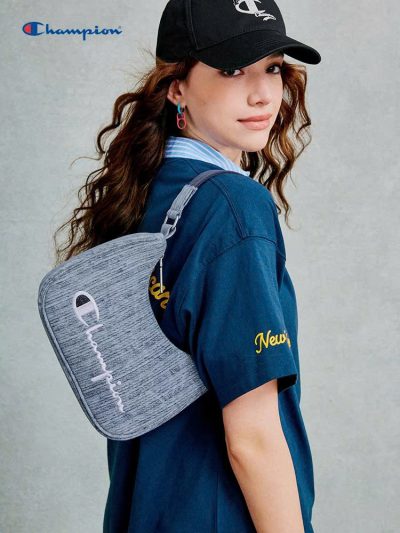 Champion Denim Shoulder Bag