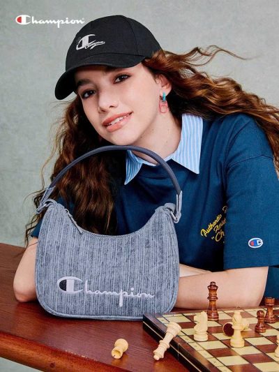 Champion Denim Shoulder Bag
