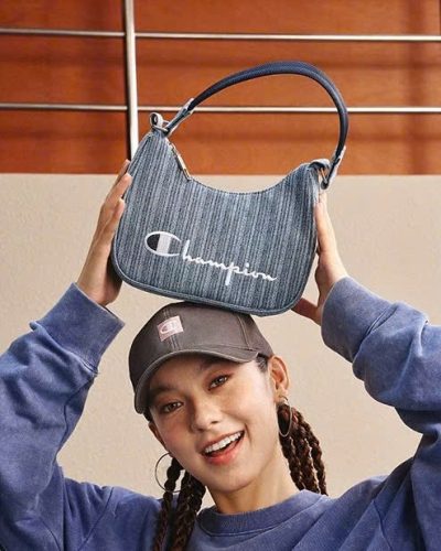 Champion Denim Shoulder Bag
