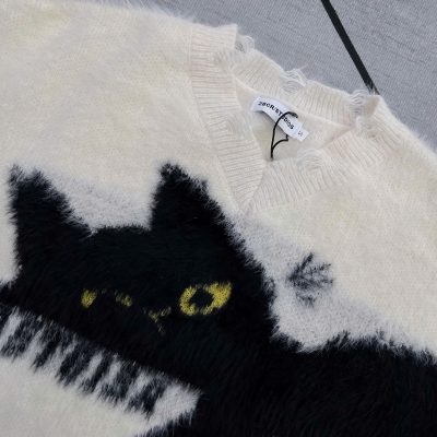 Fuzzy Cat Knit Sweater Fuzzy Cat Knit Sweater