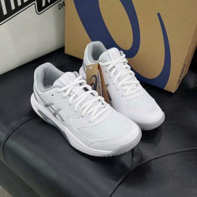 Giày Pickleball Asics Gel Dedicate 8 White Pure Silver Giày Pickleball Asics Gel Dedicate 8 White Pure Silver
