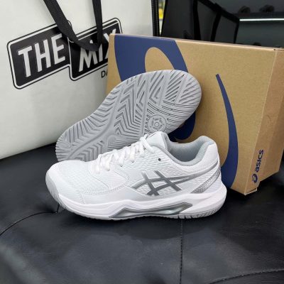 Giày Pickleball Asics Gel Dedicate 8 White Pure Silver