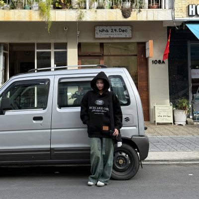 Áo Hoodie Oisis Black