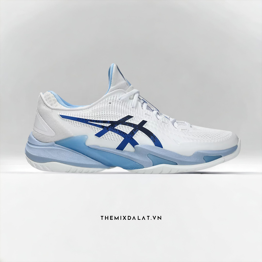 Giày Asics Court FF 3 Novak White Tuna Blue Giày Asics Court FF 3 Novak White Tuna Blue