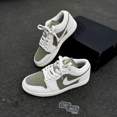 Giày Nike Air Jordan 1 Low SE Medium Olive Sail Giày Nike Air Jordan 1 Low SE Medium Olive Sail