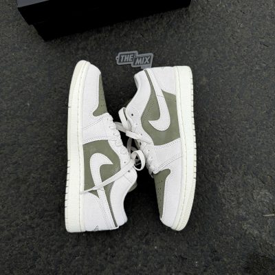 Giày Nike Air Jordan 1 Low SE Medium Olive Sail Giày Nike Air Jordan 1 Low SE Medium Olive Sail