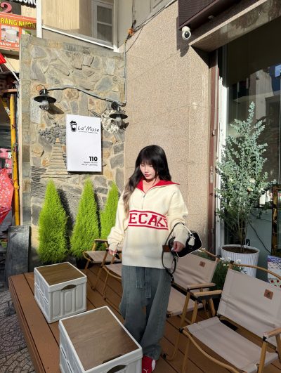 Áo Sweater Len Oisis RiceCake