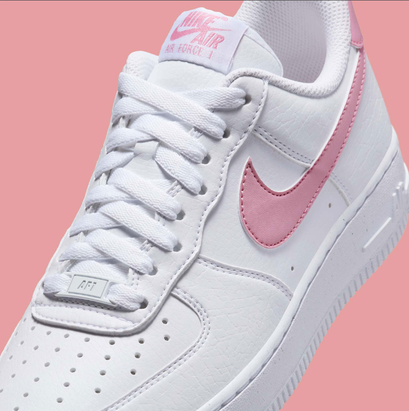 air force 1 07 pink and white
