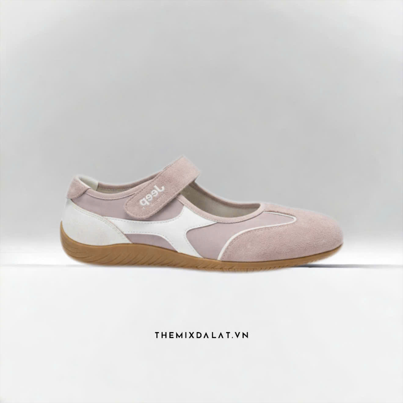 Giày Jeep Mary Jane Ballet Soft Beige Pink 25