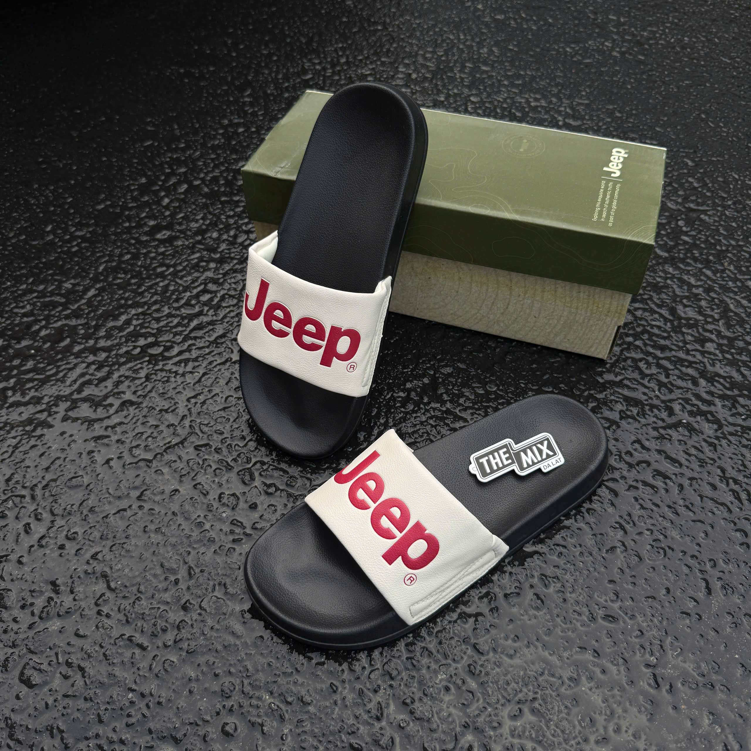 Dép Jeep Red Stripe 26