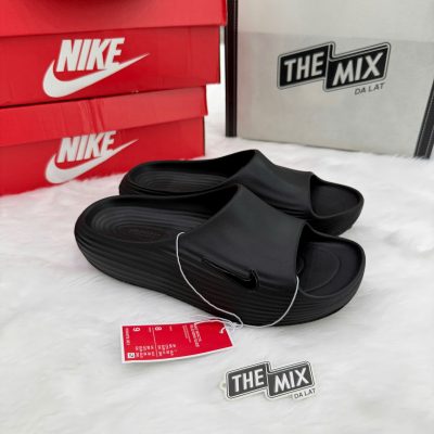 Dép Nike ReactX Rejuven8 Slide black Dép Nike ReactX Rejuven8 Slide Black