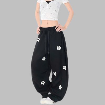 Quần CRHsup Flowered Black Pants 26