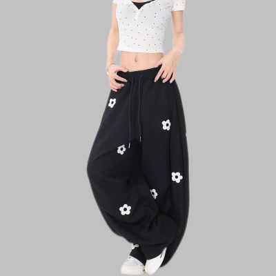 Quần CRHsup Flowered Black Pants 26