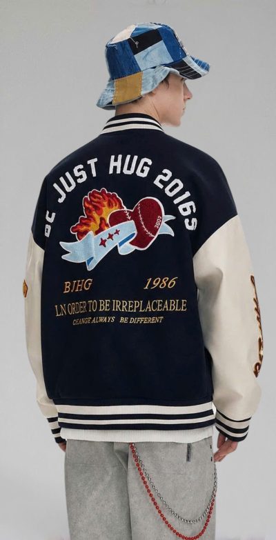 Áo Varsity BJHG Navy Hurt 26