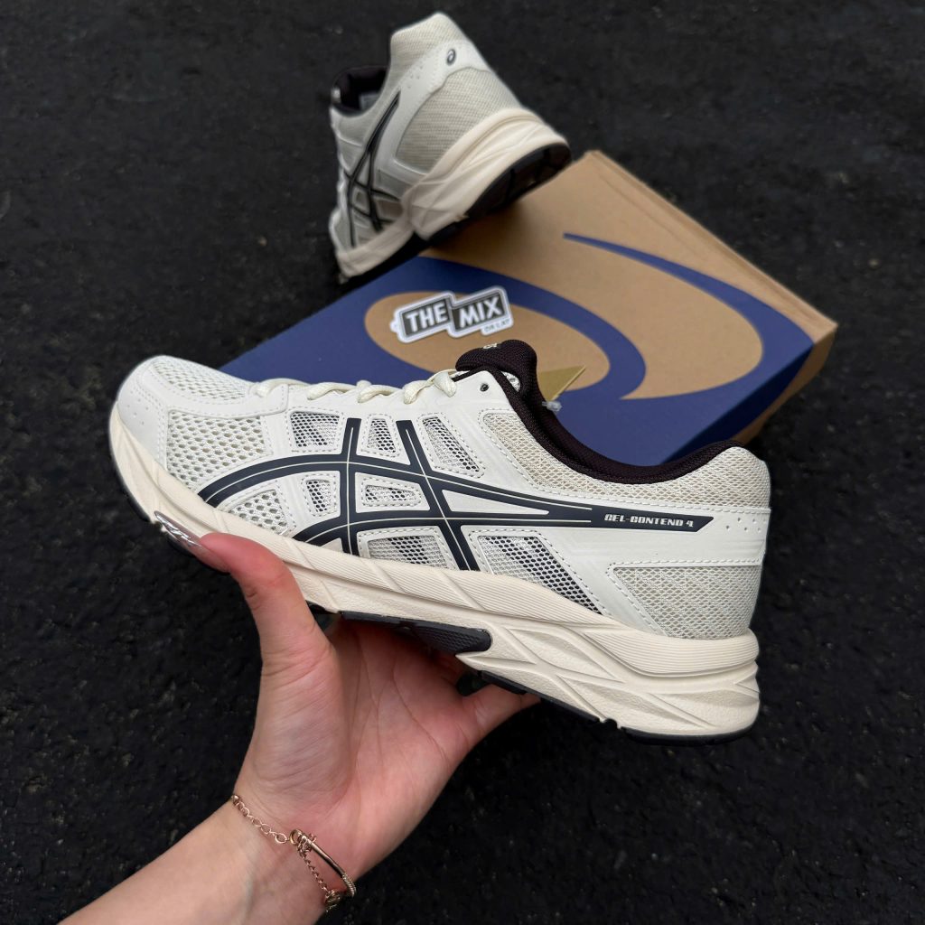 Giày Asics Contend 4 Smoke Grey/Graphite Grey