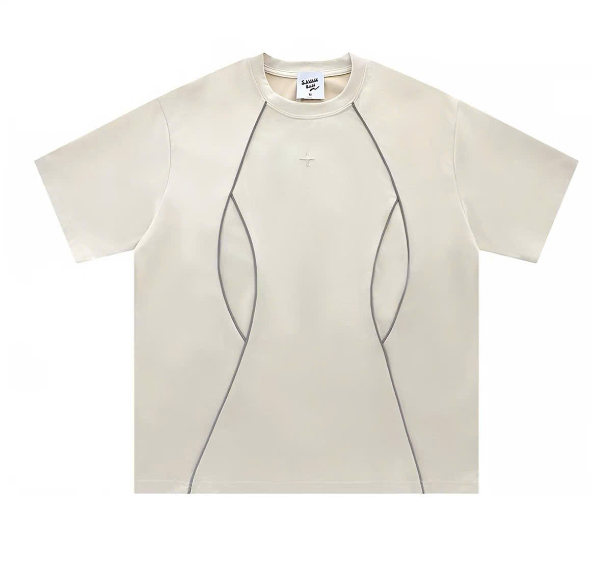 Tee Reflection Star Black/ Begie/Grey 26