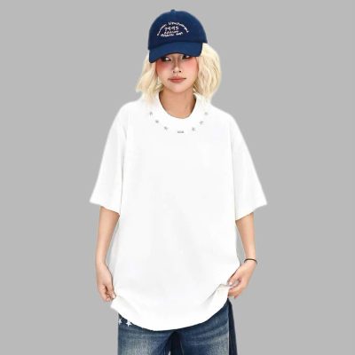 Tee Charm Silver Black/White 26