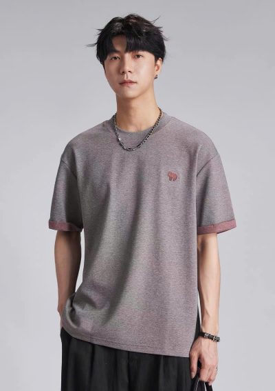 Tee Zhi Zhi Grey- Red 26