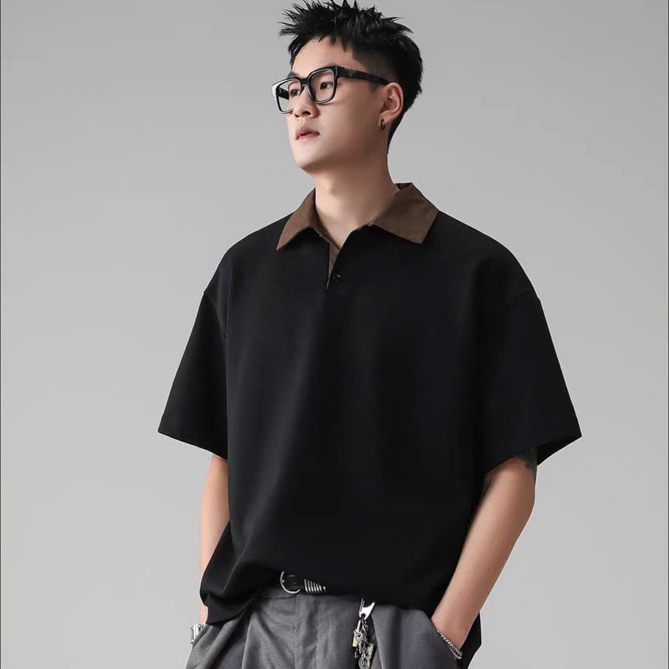 Polo RCE Black- Brown 26