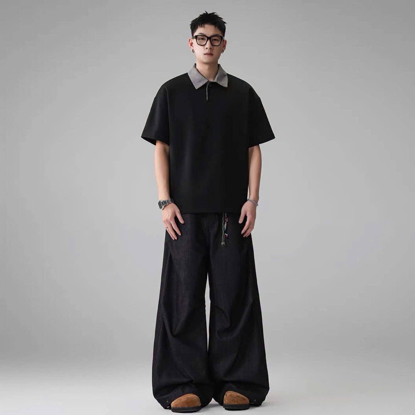 Polo RCE Black- Grey 26