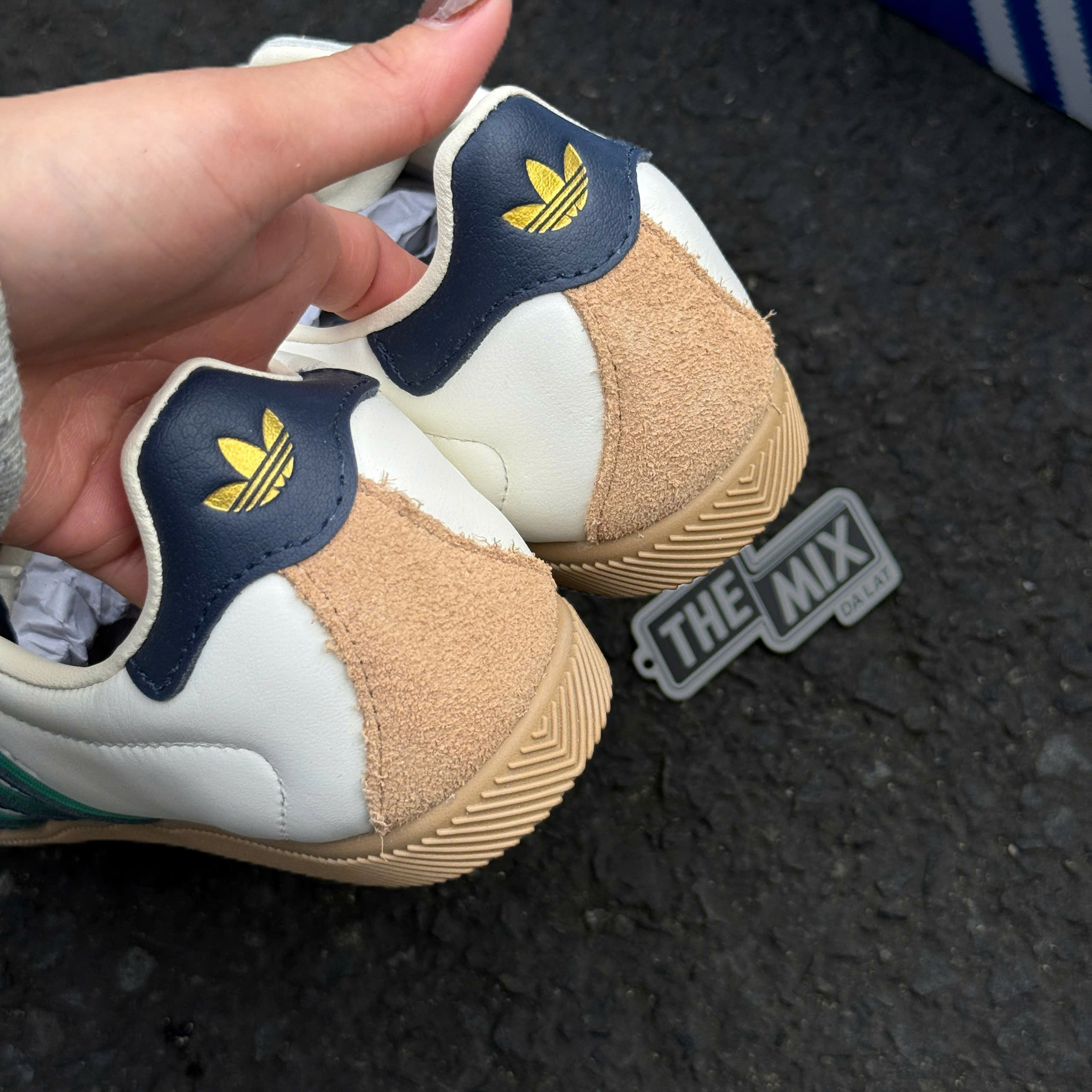 Giày Adidas Changle White Green Navy 26 Giày Adidas Changle White Green Navy 26