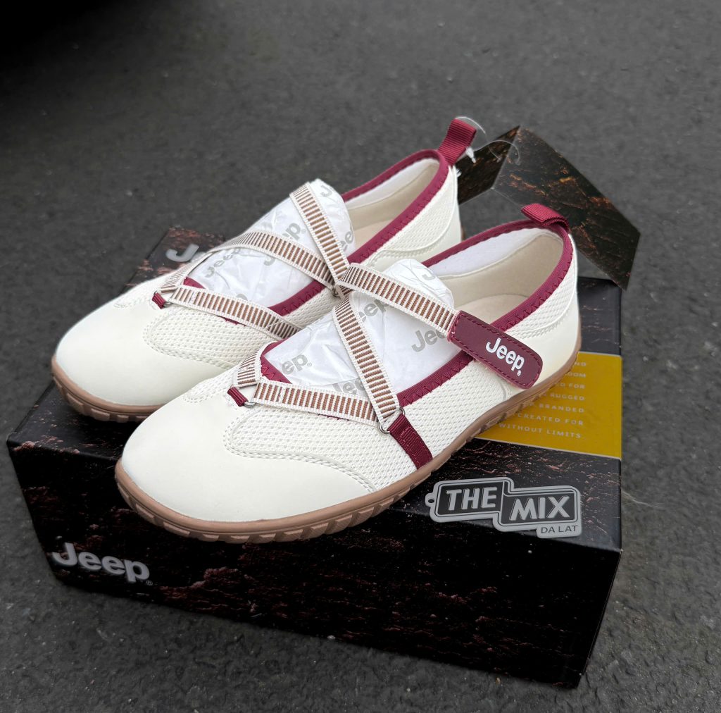 Giày Sandal Jeep Mary Jane Burgundy 25