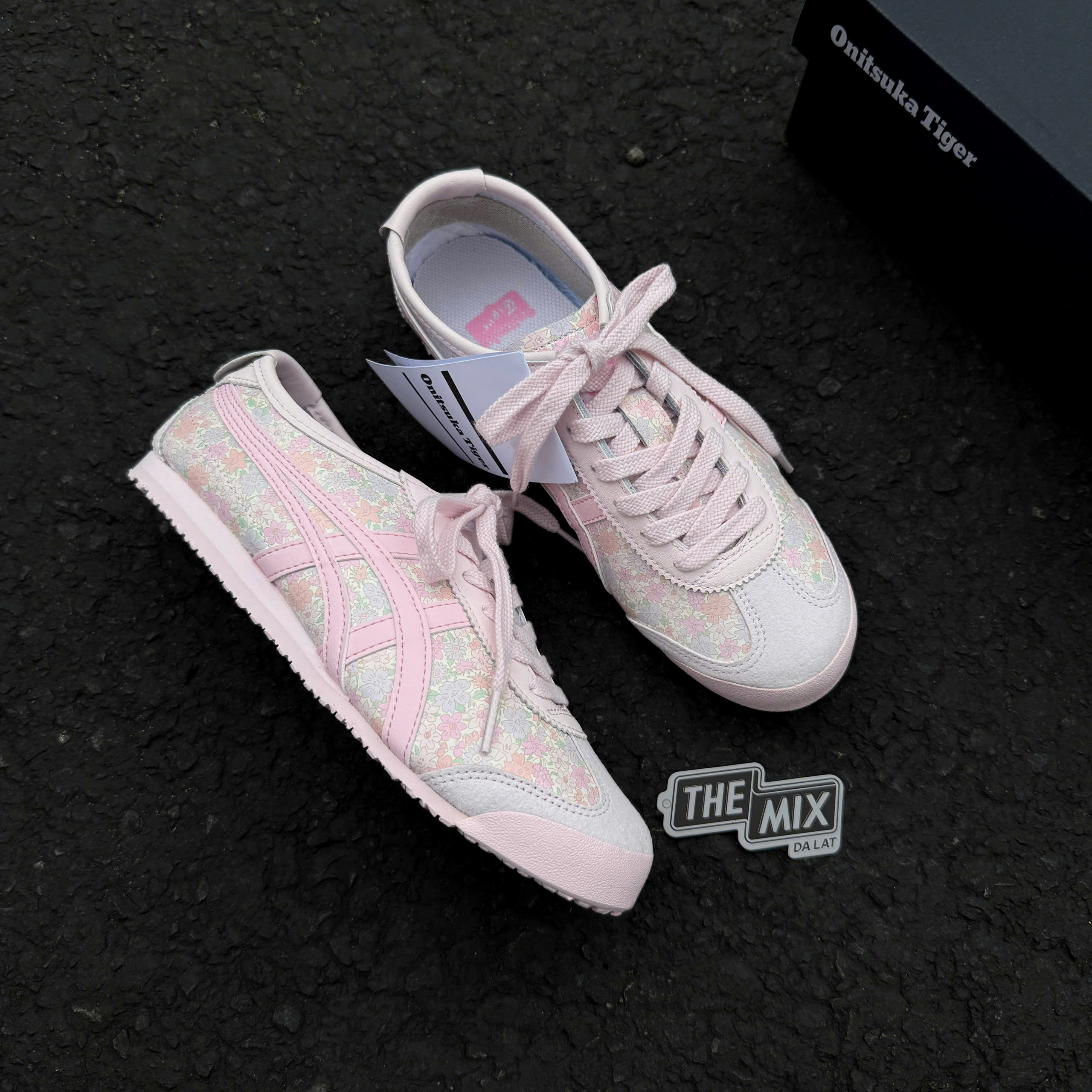 Giày Onitsuka Tiger Mexico 66 Floral Print Crystal Pink