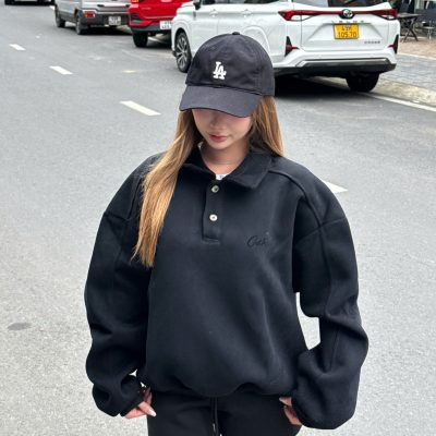 Áo Polo Sweatshirt Getreal Grey/Black 26