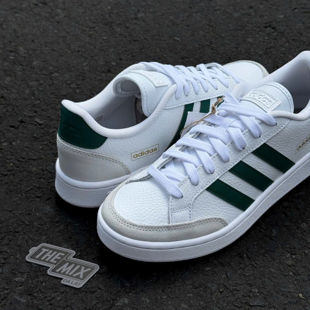 Giày Adidas Grand Court SE White Green 26