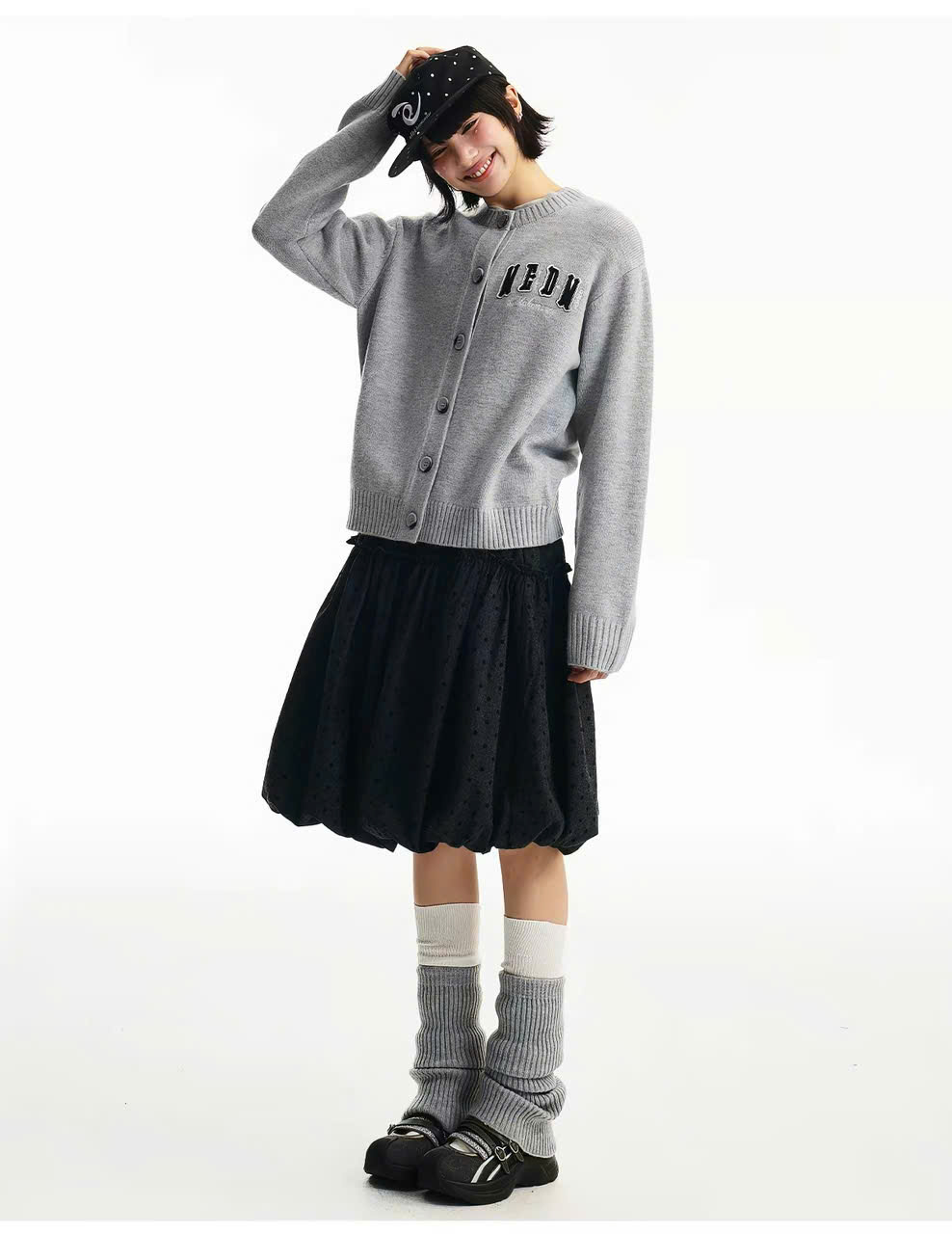 Áo Cardigan MEDM Grey 26