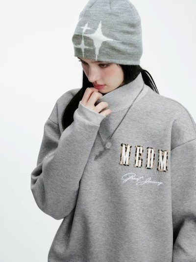 Áo Sweater MEDM Black-Red/ Grey-White 26 Áo Sweater MEDM Black-Red/ Grey-White 26