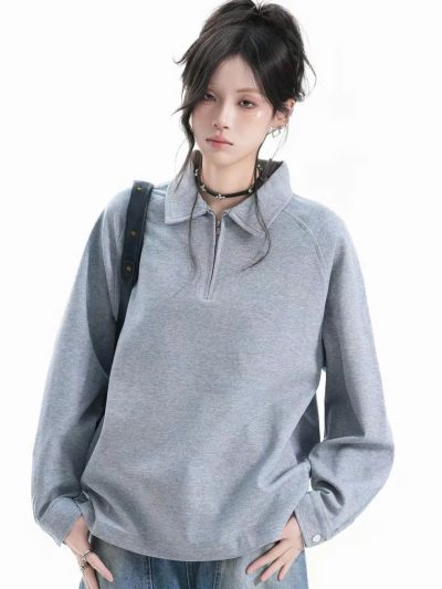 Áo Long Tee Eight Island Black/ Grey 26