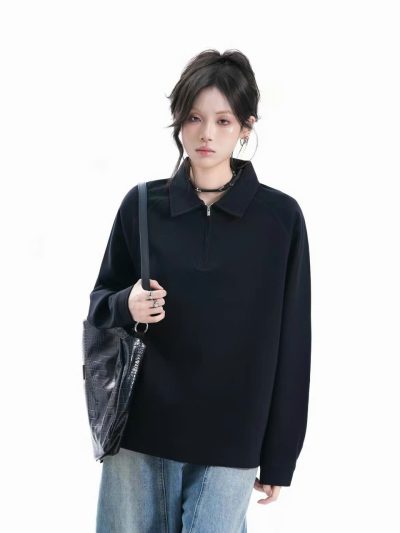 Áo Long Tee Eight Island Black/ Grey 26