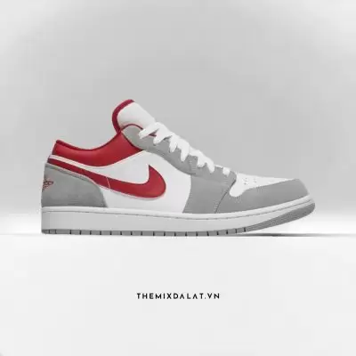 Giày Nike Air Jordan 1 Low SE 'Light Smoke Grey Gym Red'