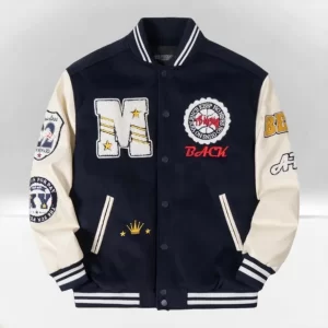 Áo Khoác Varsity Jacket BaseBall Clan M Crown