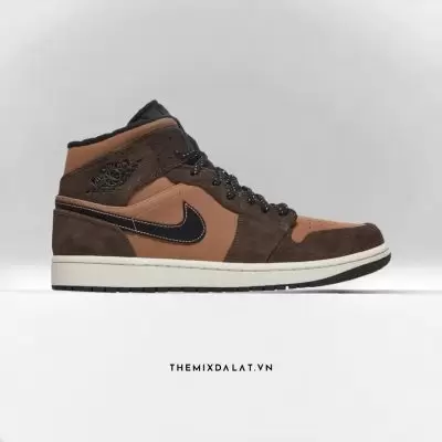 Giày Nike Air Jordan 1 Mid SE ‘Dark Chocolate’