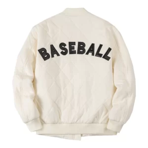 Áo khoác bomber MLB NY White